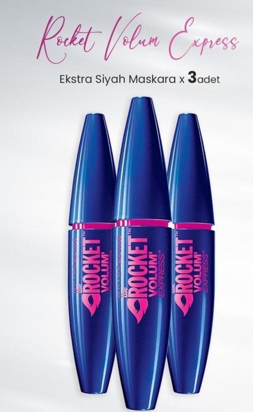 Rocket Volum Express Ekstra Siyah X 3 Adet