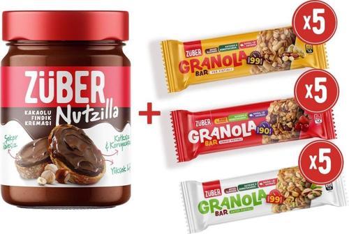 Nutzilla Fındık Kreması Kakaolu + Granola Bar Deneme Paketi