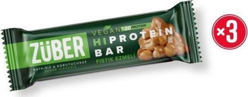 Yüksek Protein Vegan Bar Fıstık Ezmeli 45g X 3 Adet