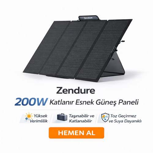 200w Katlanır Esnek Güneş Paneli