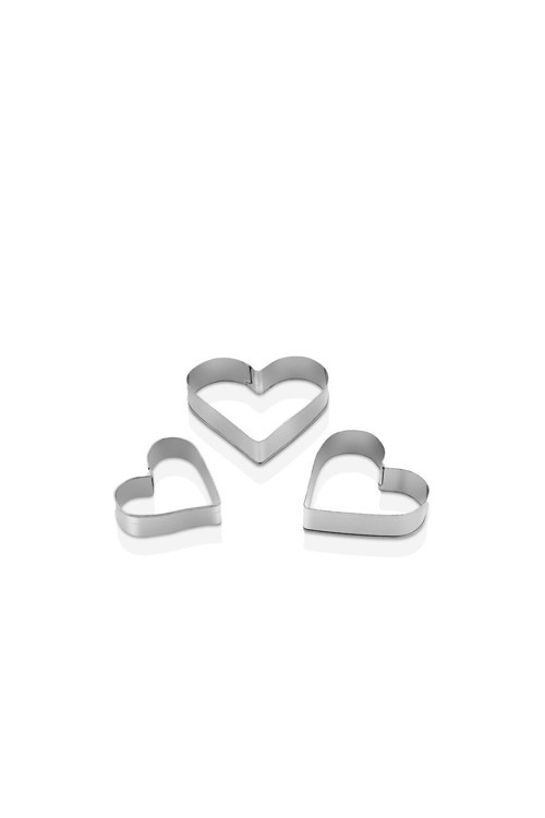 3 BOY - KALP METAL KURABİYE KALIP 01752