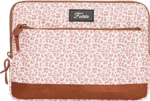 13-14 Inch White Leopards Macbook- Laptop Bag
