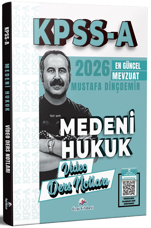 Dizgi Kitap 2026 Kpss A Grubu Medeni Hukuk Video Ders Notları - Mustafa Dinçdemir Dizgi Kitap