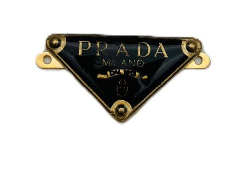 Çanta Aksesuar 3.5X2 Cm Prada Metal Plaka Etiket Süs