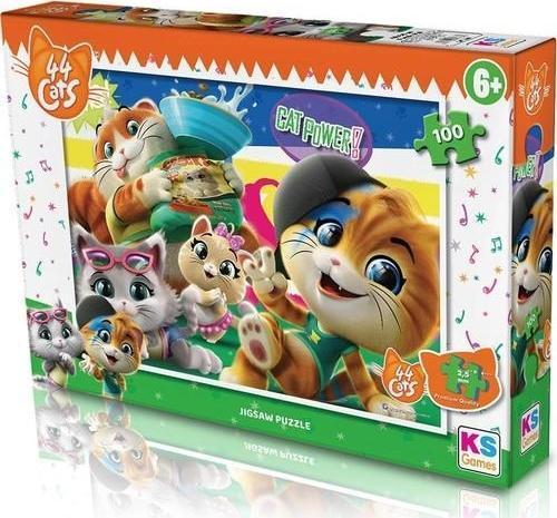 100 Parça Puzzle 44 Cats Lisanslı Ürün