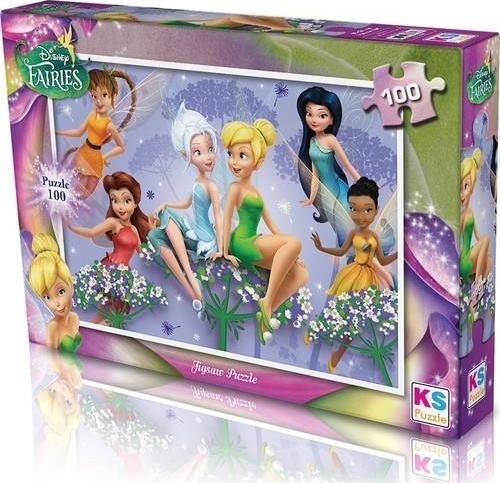 Puzzle 100 Parça Fairies Puzzle Lisanslı Ürün