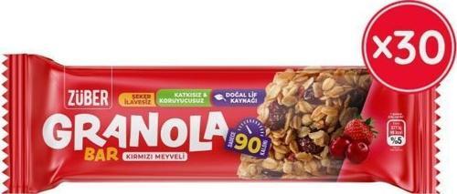 Granola Bar Kırmızı Meyveli 25G X 30 Adet