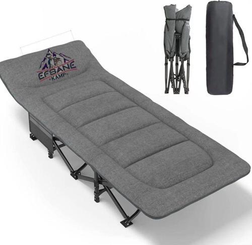 Konfor Ultralight Kampet Portatif Kamp Yatağı Gri - 190 x 68 x 35 cm