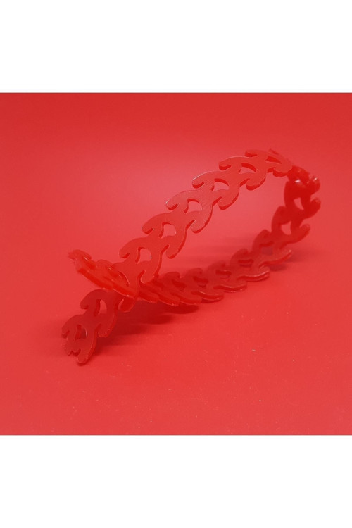 Kablo Bağı Özel Esnek Plastik Kelepçe 10X300 Mm 50 Adet Kırmızı