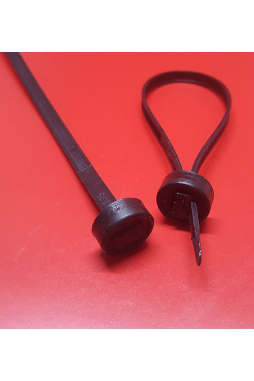 Kablo Bağı Tokalı Düğme Başlıklı Plastik Cırt Kelepçe 6X235 Mm 100 Adet