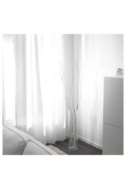 Yapay Çiçek, Söğüt/Kıvrımlı Beyaz, 150 Cm, Torka