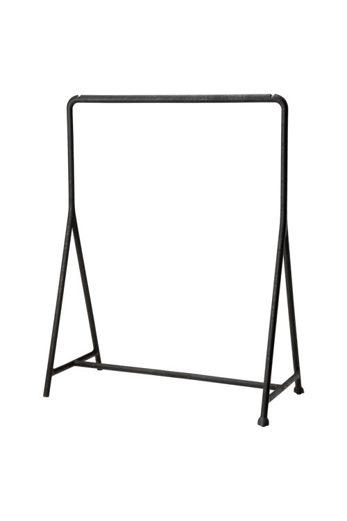Ayaklı Askılık, Turbo Siyah Renk 117X148 Cm Açık Gardrop Iç-Dış Mekan