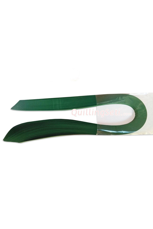 Seti 1Cm Petrol Nefti Yeşili Renkli Kağıdı - 10Mm 50'Li