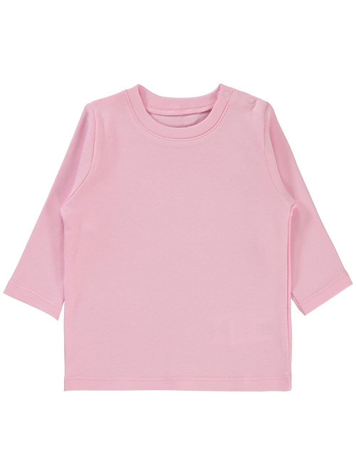 3-9 Ay Unisex Tek Üst - Pembe 6-9 Ay