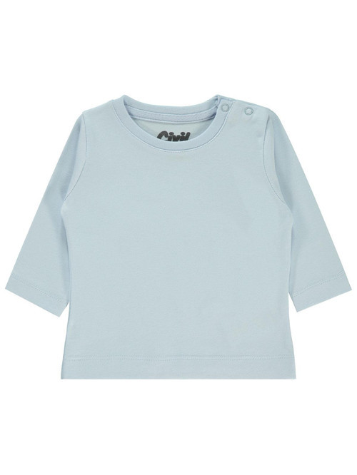 Bebek Penye Sweatshirt 12-24 Ay - Mavi 12-18 Ay