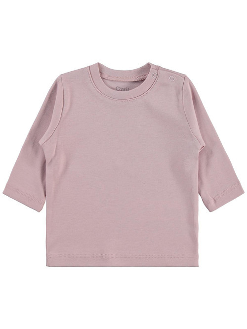 Bebek Penye Sweatshirt 12-24 Ay - Pembe 12-18 Ay