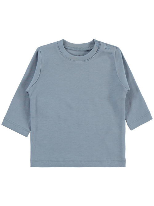3-9 Ay Unisex Tek Üst - Mavi 9-12 Ay