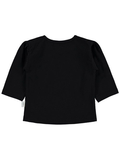 Düz Basic 6-18 Ay Sweatshirt - Siyah 6-9 Ay