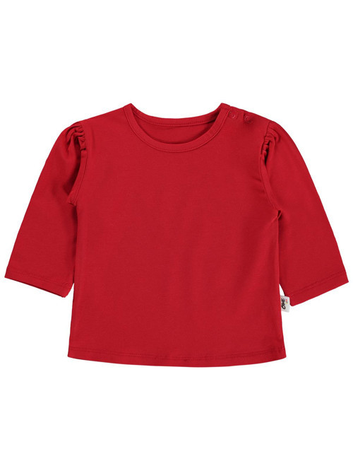 Düz Basic 6-18 Ay Sweatshirt - Kırmızı 9-12 Ay