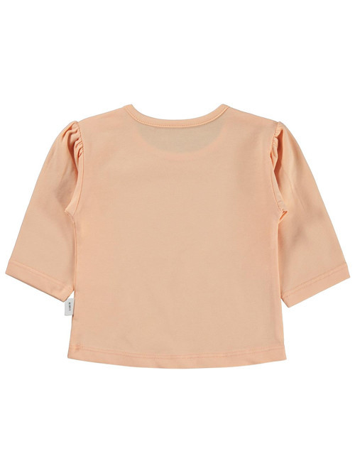 Düz Basic 6-18 Ay Sweatshirt - Pudra 12-18 Ay