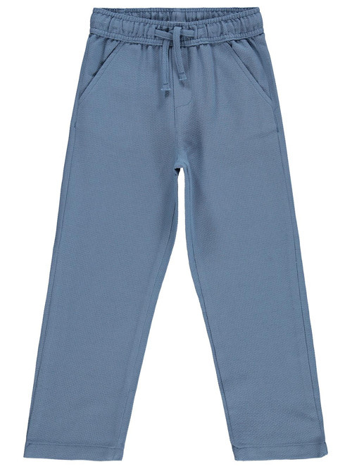Armürlü Chino 6-9 Yaş Pantolon - Mavi 8-9 Yaş