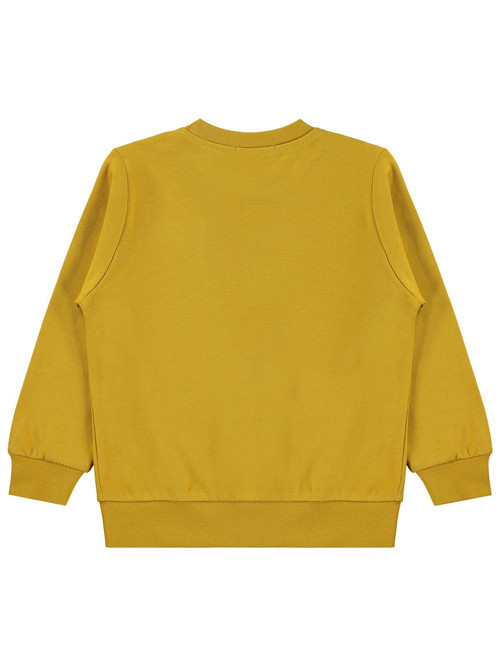 Fotoğraf Makinesi Baskılı 2-5 Yaş Sweatshirt - Hardal 5-6 Yaş