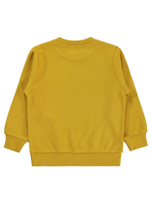 Kovboy Kaktüs Baskılı 2-5 Yaş Sweatshirt - Hardal 2-3 Yaş