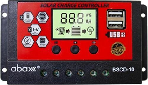 BSCD10 Çift USB 12/24VDC 10A PWM Solar Şarj Kontrol Cihazı
