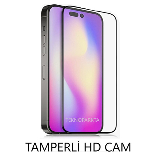 Iphone 14 Plus Ekran Koruyucu Tam Kapatan Tamperli Cam Kırılmaz Cam Full Hd Glass
