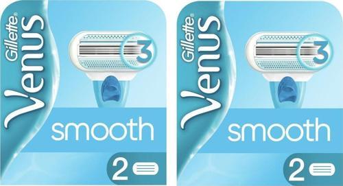 Venus Smooth Kadın Tıraş Bıçağı 4'lü (2x2)