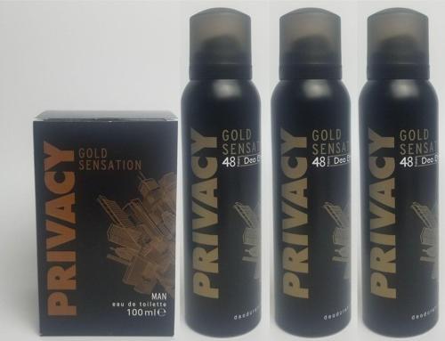 Gold Men Edt Erkek Parfüm 100 Ml + Deodorant 3 X 150 ml