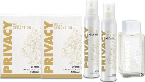 Gold Woman Edt 2 X 100 ml + Deodorant 2 X 150ml