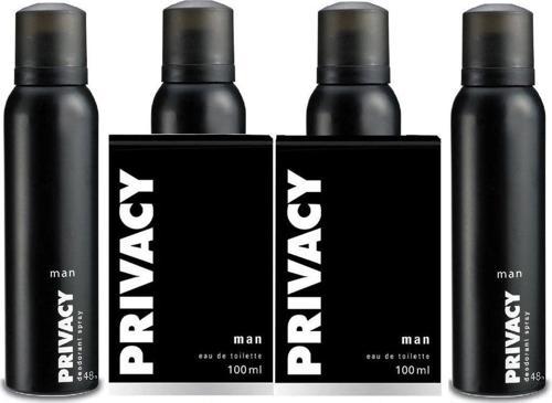 Man Edt 2 X 100 Ml + Deodorant 4 X 150 Ml
