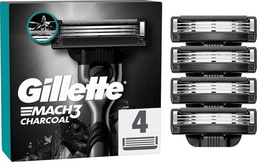 Mach3 Charcoal Yedek Tıraş Bıçağı 4'lü
