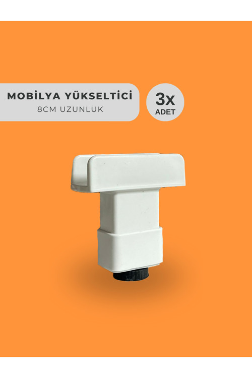 8 Cm Yükseltici Mobilya Ayağı 3 Adet Fiyatıdır.