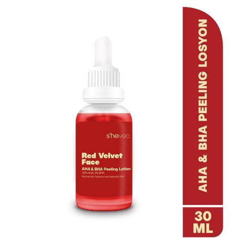 She Vec RED VELVET FACE %30 AHA+%2 BHA