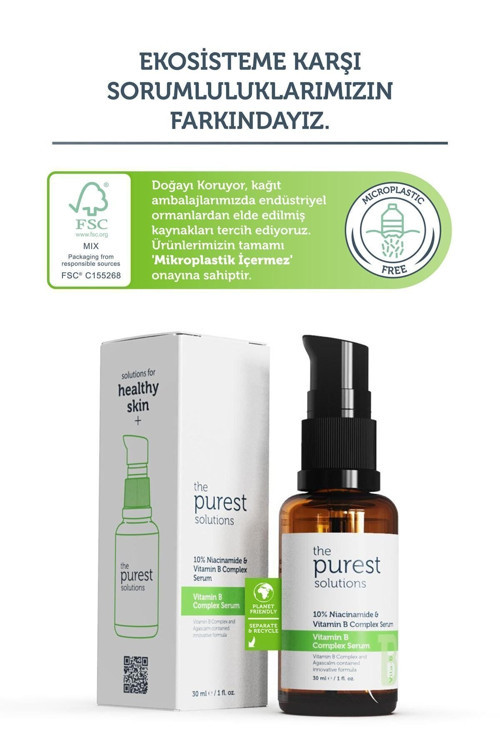 Yenileyici Ve Yatıştırıcı B Vitamini Cilt Bakım Serumu 30 ml (%10 Niacinamide + Provitamin B5)