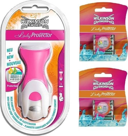 Lady Protector 2up Vücut Tıraş Makinesi 10 Yedek