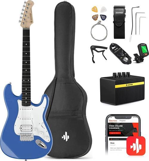 DST-100T Elektro Gitar Seti (Lake Blue)