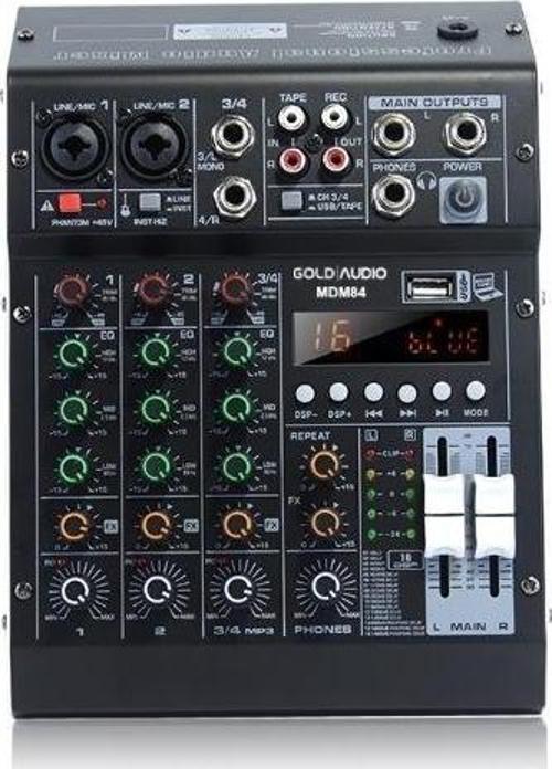 MDM 84 4 Kanal Deck Mikser