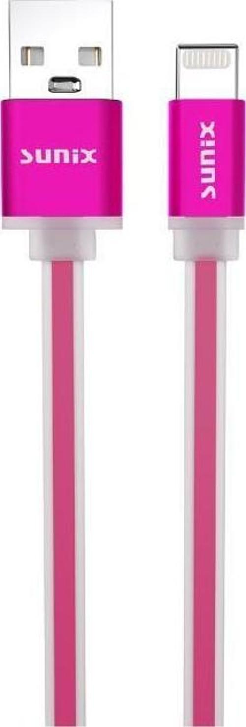 3A Soft Kablo Lightning Şarj ve Data Kablosu Pembe SC-03
