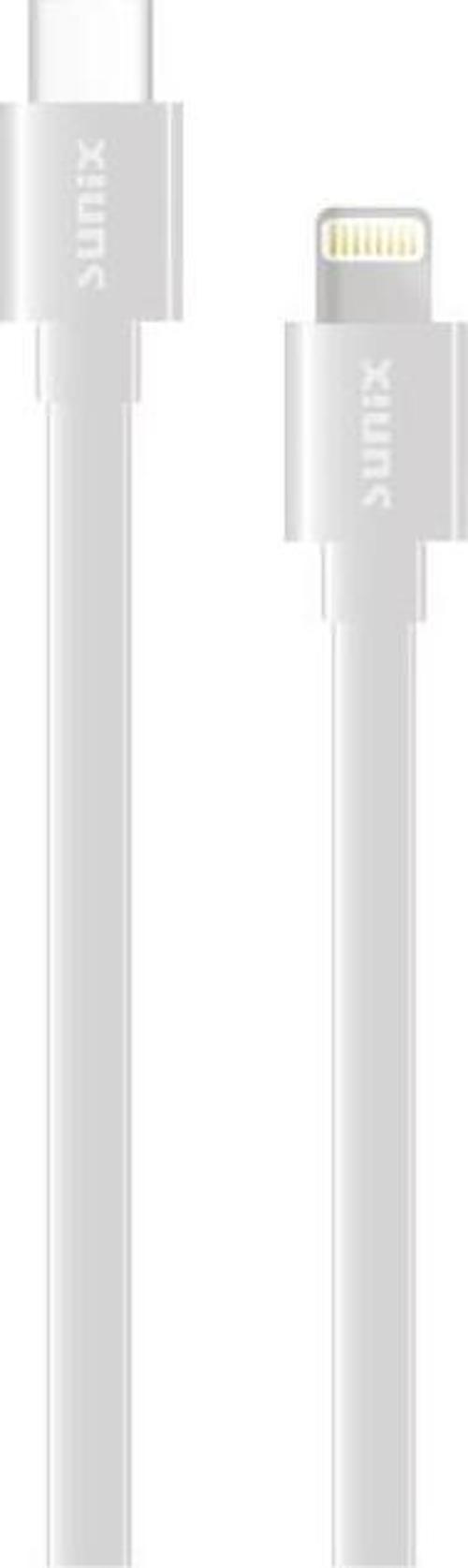 20W Soft Kablo USB-C / Lightning Şarj ve Data Kablosu Beyaz SC-11