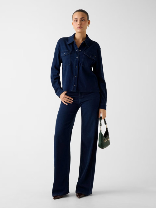 Blossom Lyocell Loose Fit Kadın Jean Pantolon W6RA3OD6980
