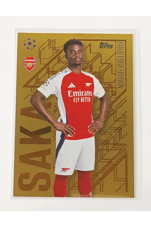 Match Attax 2025 24/25 Gold Edge Edition Bukayo Saka - Arsenal #Ge3.