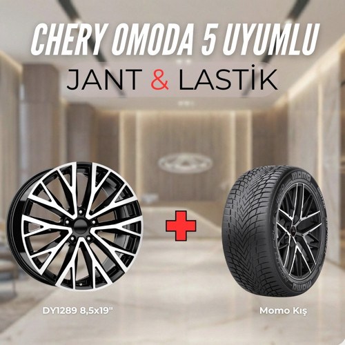 Chery Omoda5 Uyumlu Momo235/45R19 Kış Lastiği 4 adet Yılı:2025+DY1289 BD 19"Jant 4 Adet