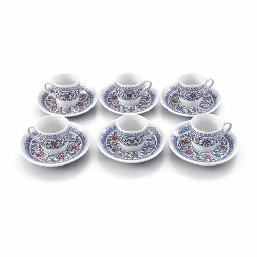 Çini Kahve Fincanı 6 Parça Set