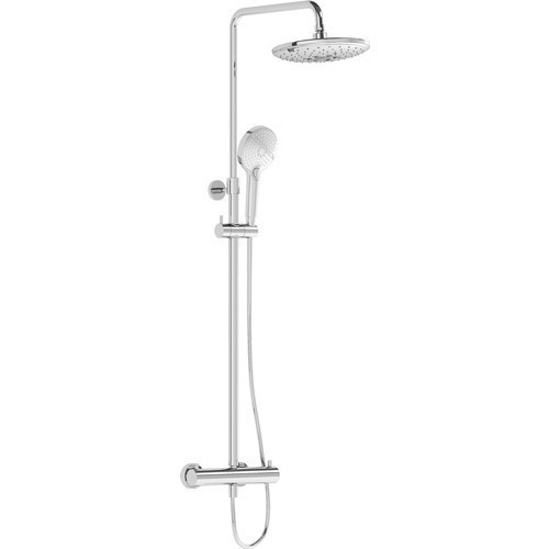 AquaHeat Bliss 240 A47205 2F Termostatik Duş Sistemi, Krom