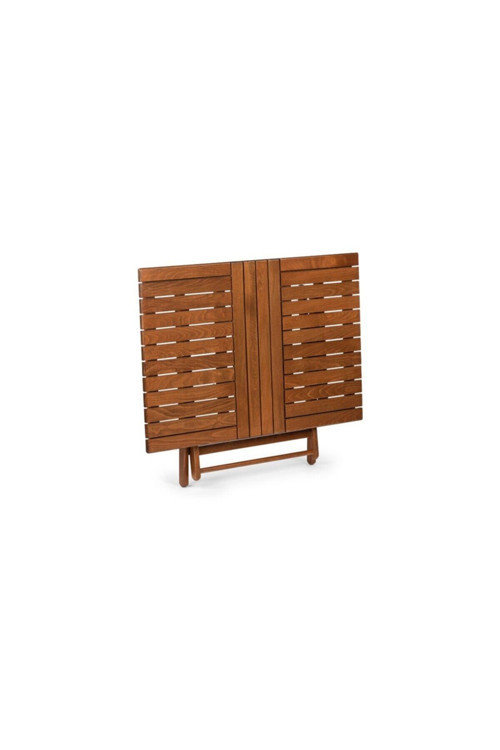 Atina Katlanır Masa 80X140 Dış Mekan Dikdörtgen Ahşap Bahçe, Balkon Masası