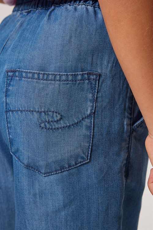 Lily Kız Çocuk Jean Şort Denim