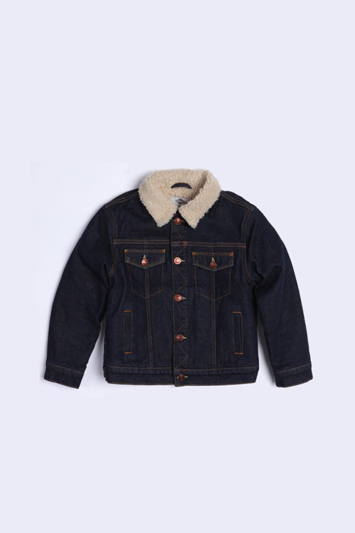 Jasper 2 Erkek Çocuk Jean Ceket Mavi